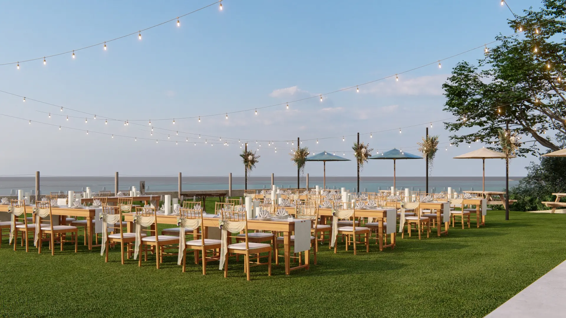 Beach wedding ceremony view at Dunes Beach Resort Mindarie